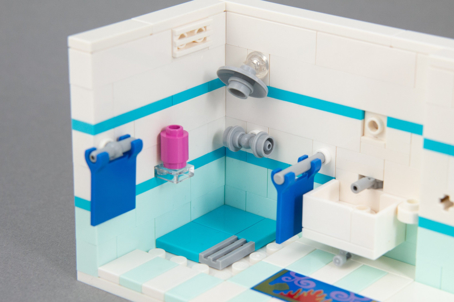 LEGO Badezimmer MOC bauen: Inspirationen von Jonas Kramm