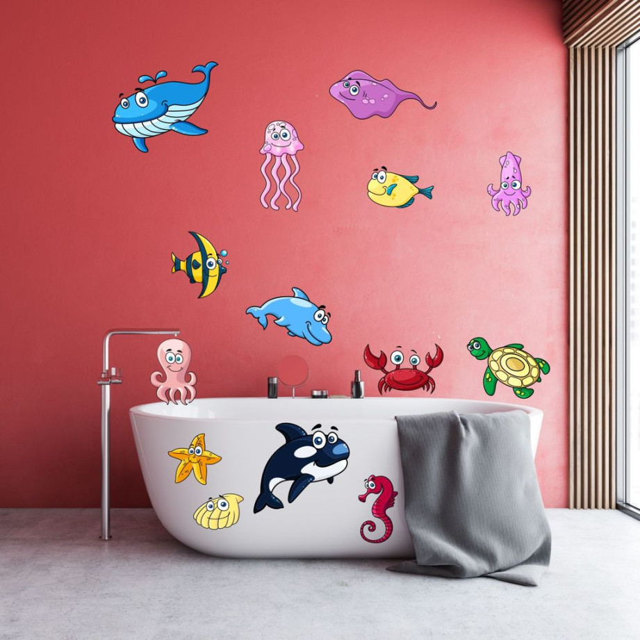 Badezimmer Aufkleber Set Fische  Kaufland