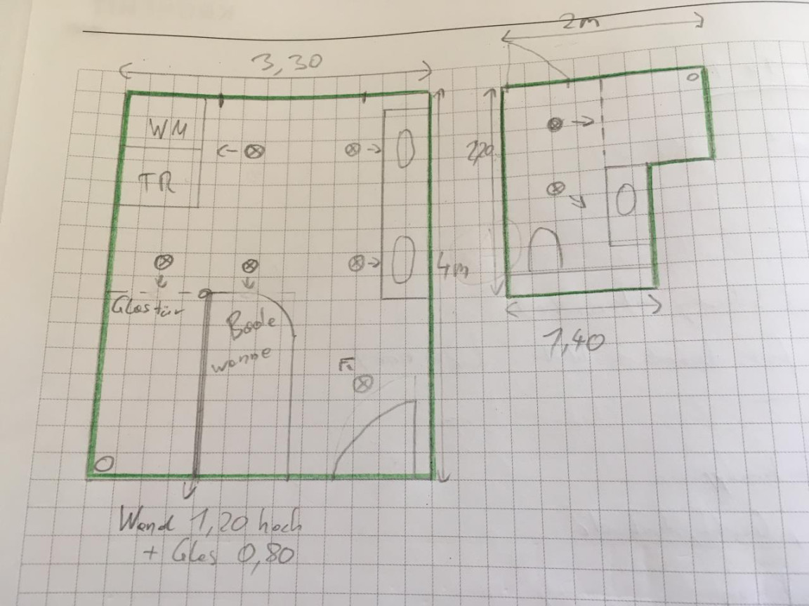 Planung Spots Badezimmer  Elektrotechnikforum auf energiesparhaus