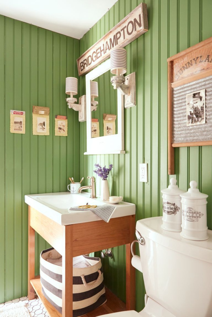 image.title Beautiful Green Bathroom Ideas - Light & Dark Green Bathrooms image