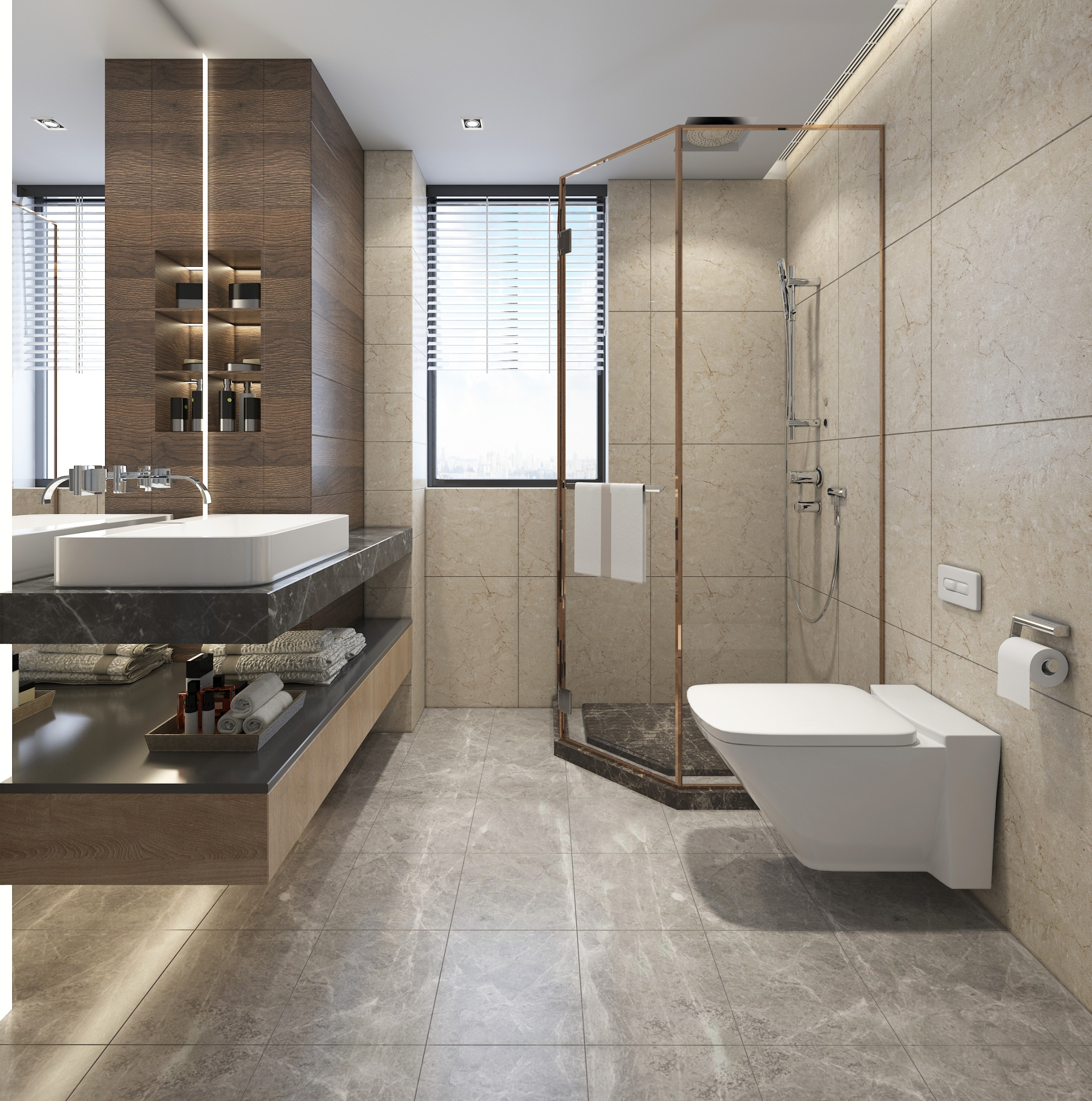 image.title best ways for contemporary bathroom design - LX Hausys image