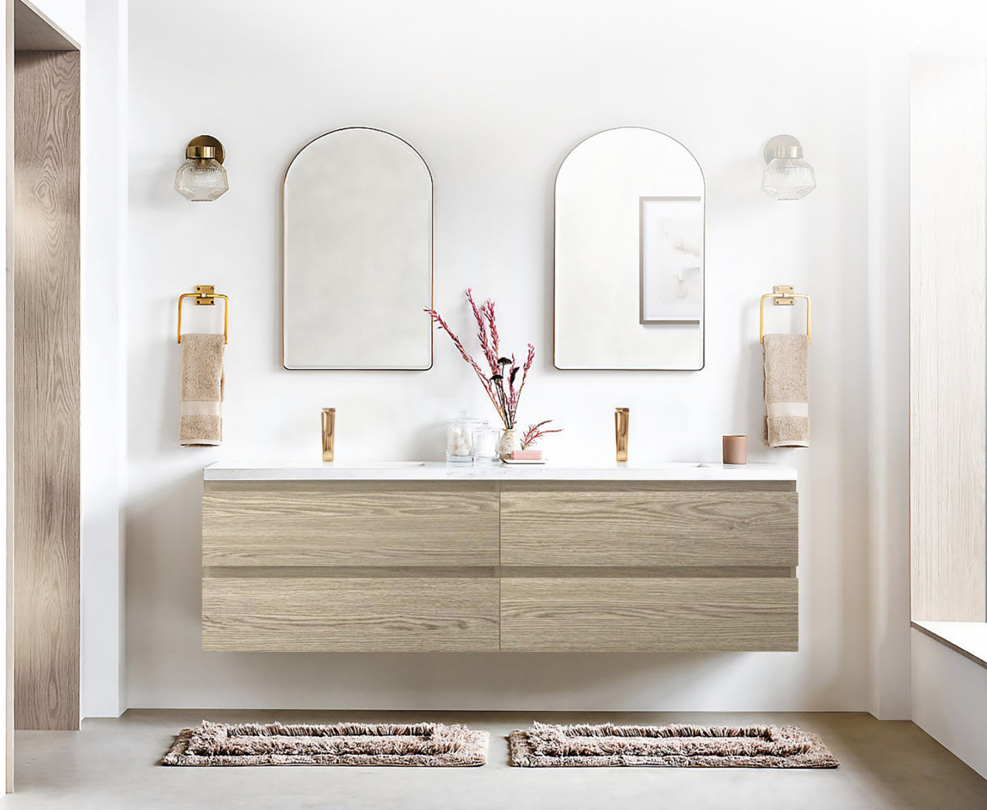 image.title Modern Bathroom Vanity by O&N Floating Vanity image