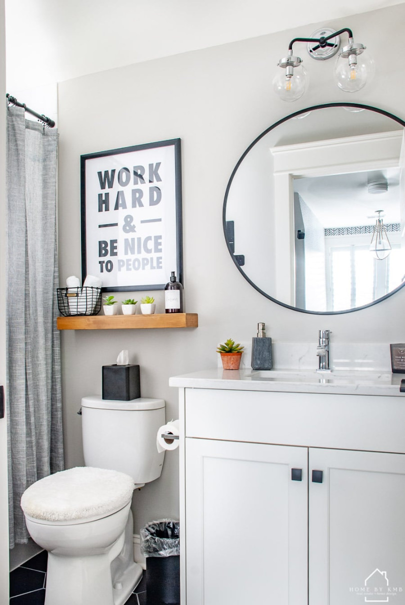 image.title Modern Office Bathroom Reveal - HOME by KMB image