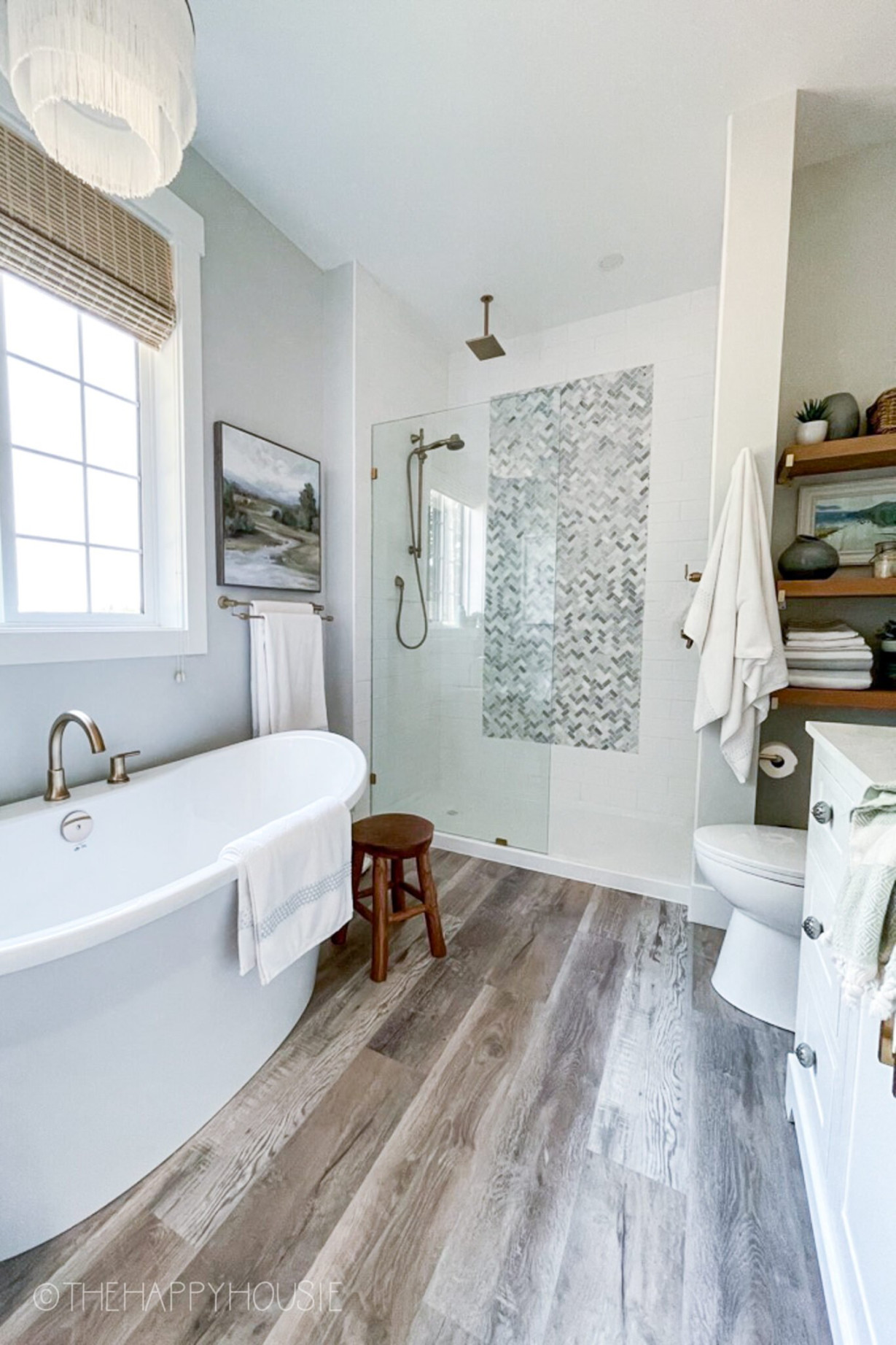 image.title Small Bathroom Flooring Ideas That Wow - Jenna Kate at Home image